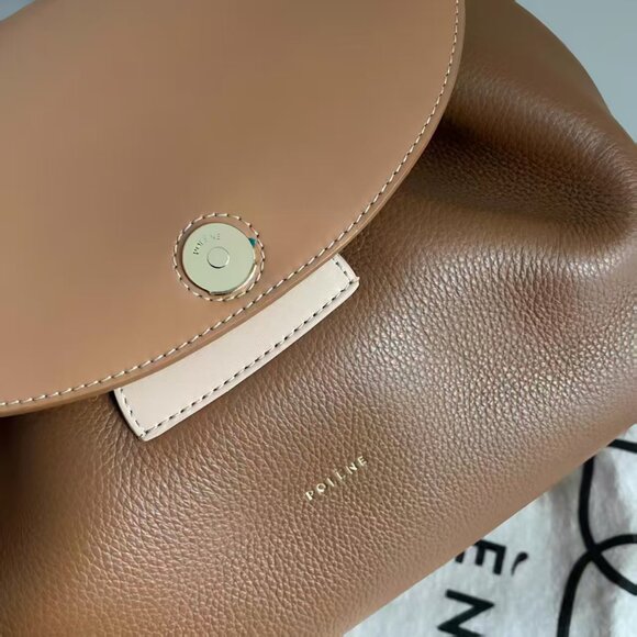 Polene Tan and Brown Women's Backpack - Picture 3 of 5